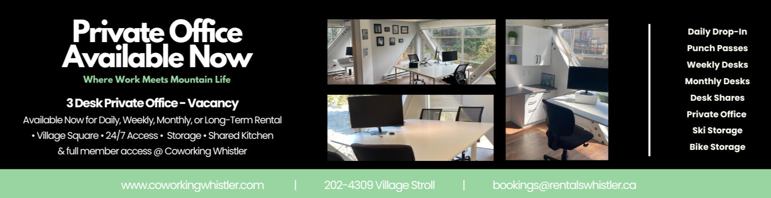 Coworking Whistler Survey Competition 2025 Business Sentiment Survey